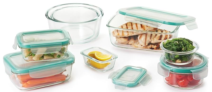 Amazon｜OXO 保存 容器 密閉 ガラス スナップガラスコンテナ 0.9